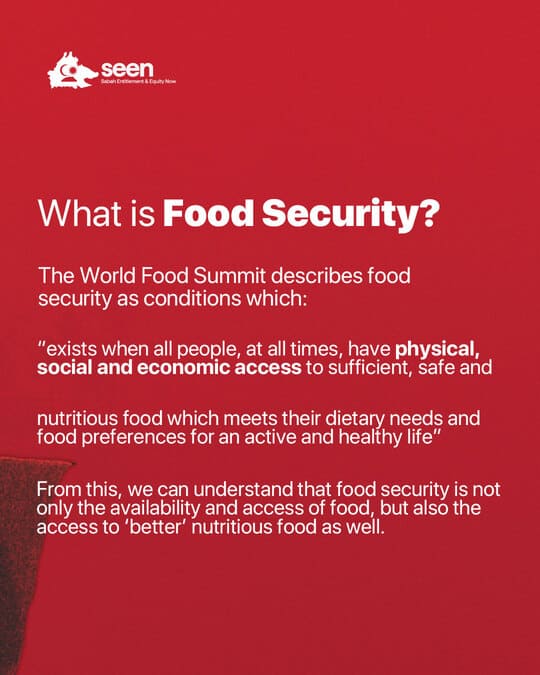 Food crisis poster